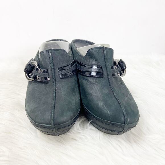 Cole Haan G Series 8 B Womens Black Leather Slide Comfort Clogs - Picture 5 of 8